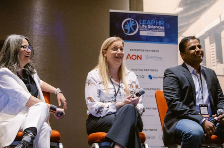 Workforce transformation panel at Designing the AI-Enabled Life Sciences Workforce Summit